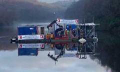 Divers Install Eccentric Plug Valve in Resevoir Tunnel