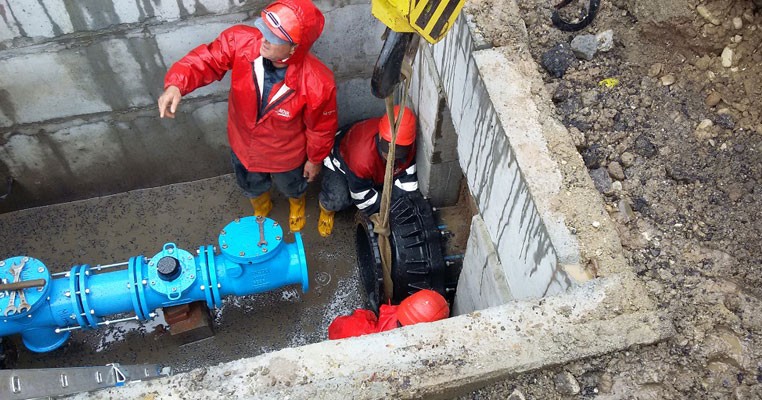 New Mains Drinking Water Pipeline in Voluntari