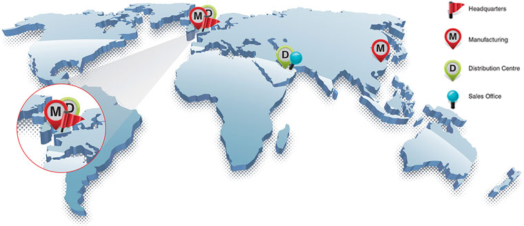 Crane Global Map