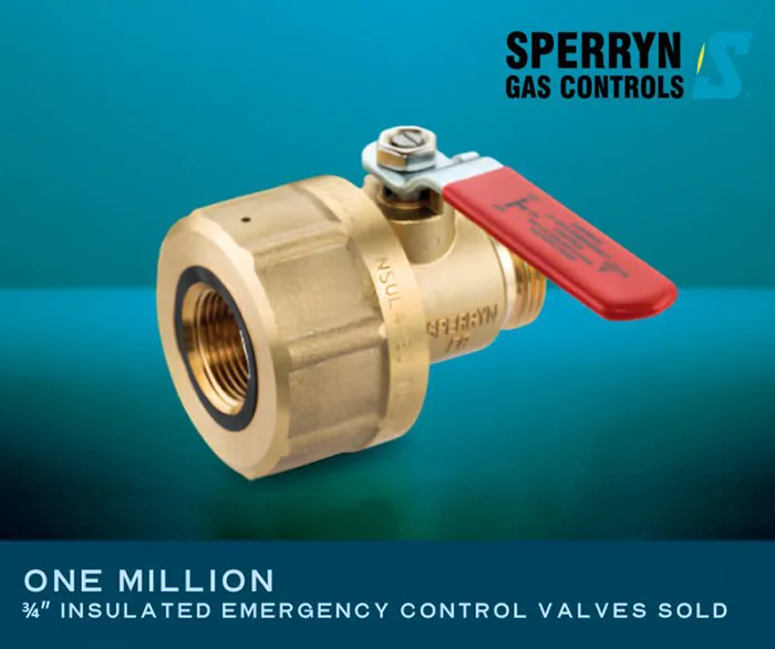 One Million Sperryn Control Valves Sold